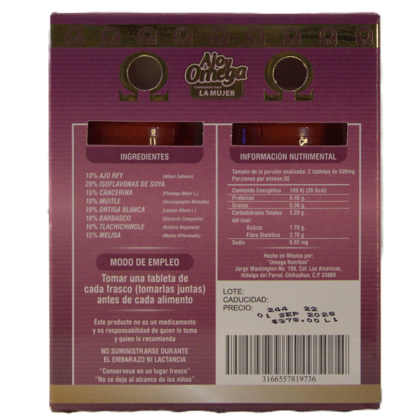 Ajo y Omega La Mujer