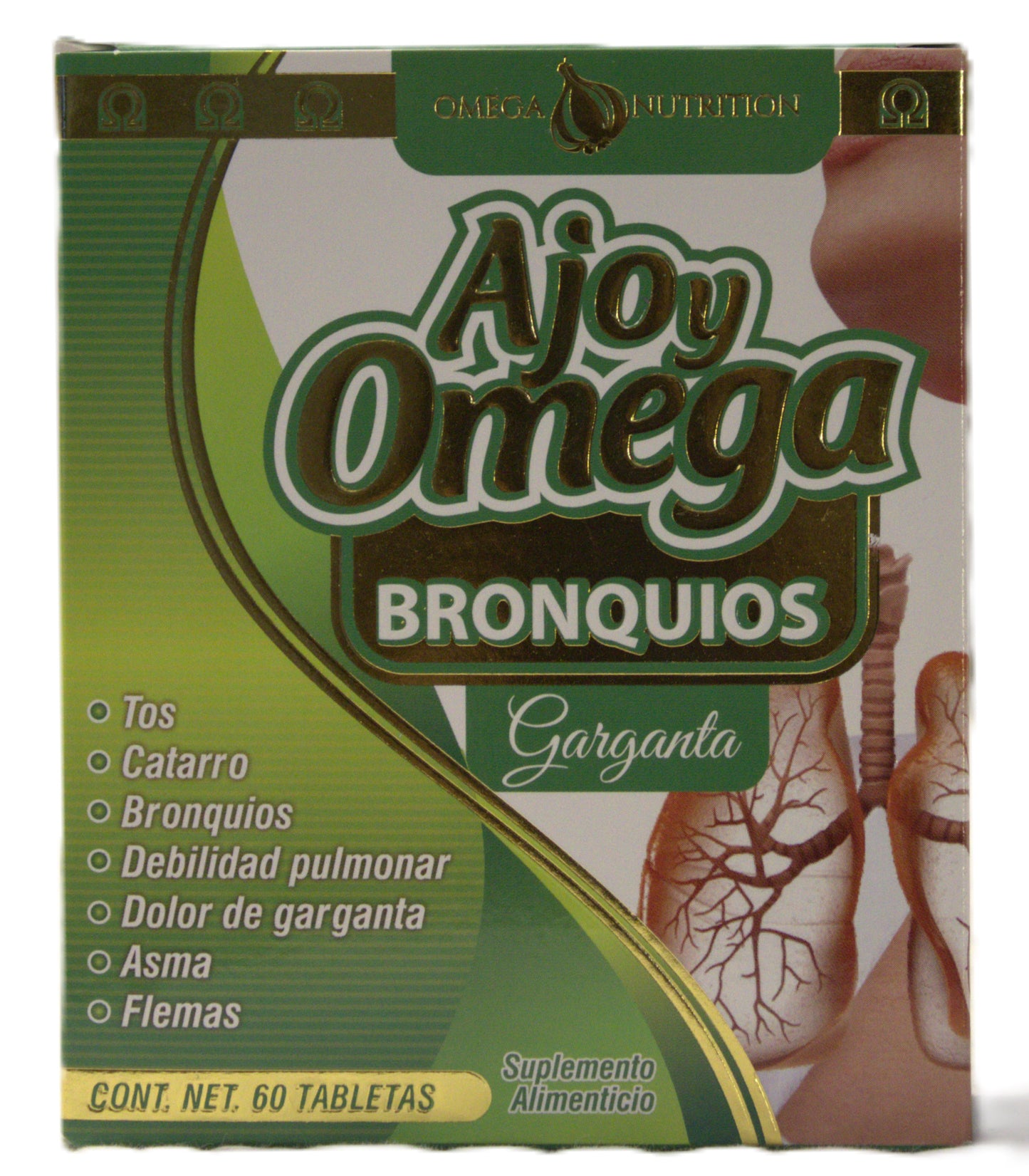 Ajo y Omega Bronquios