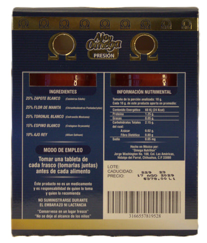 Ajo y Omega Presión