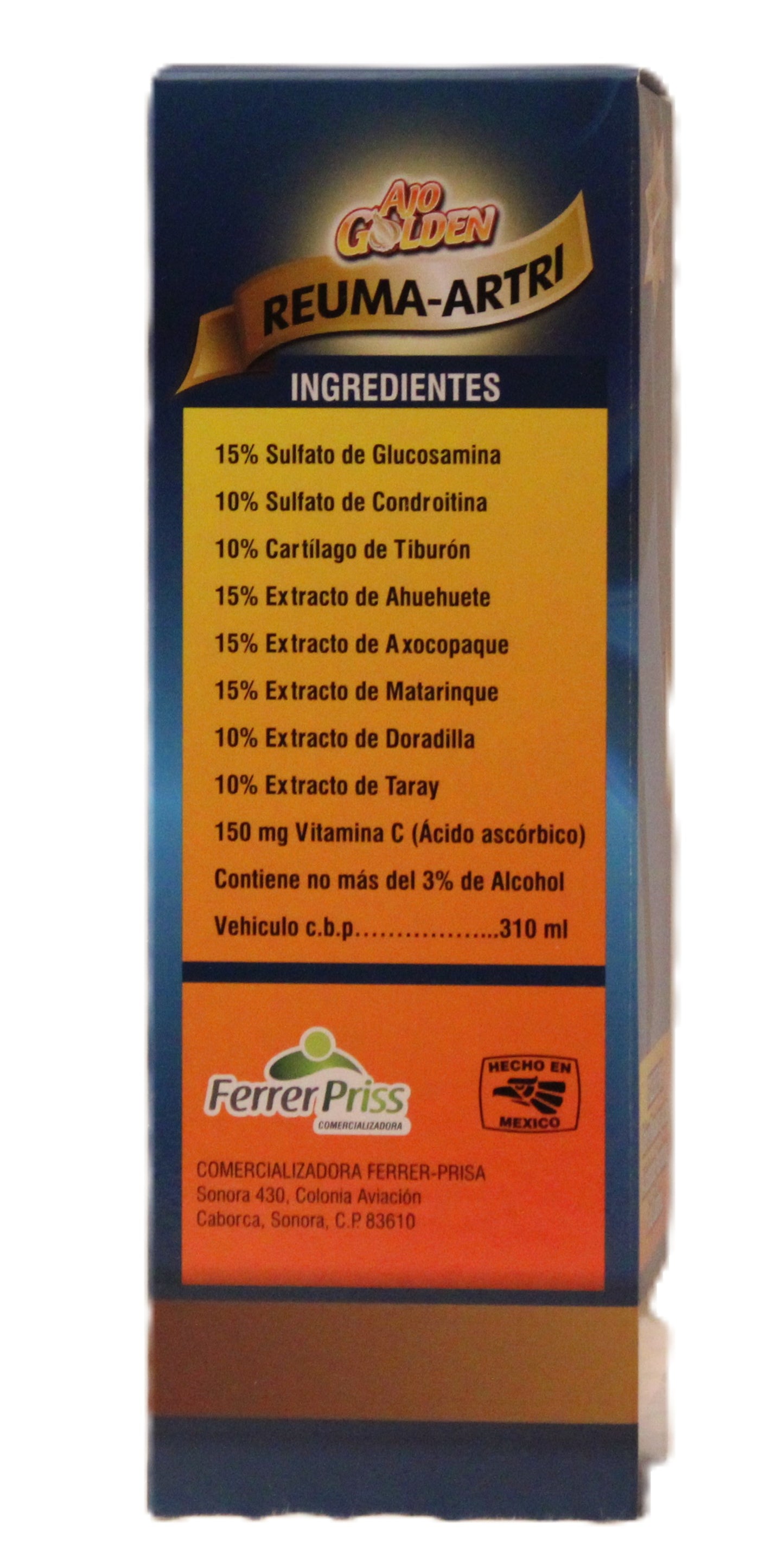 Ajo Golden-Jarabe Reuma-Artri
